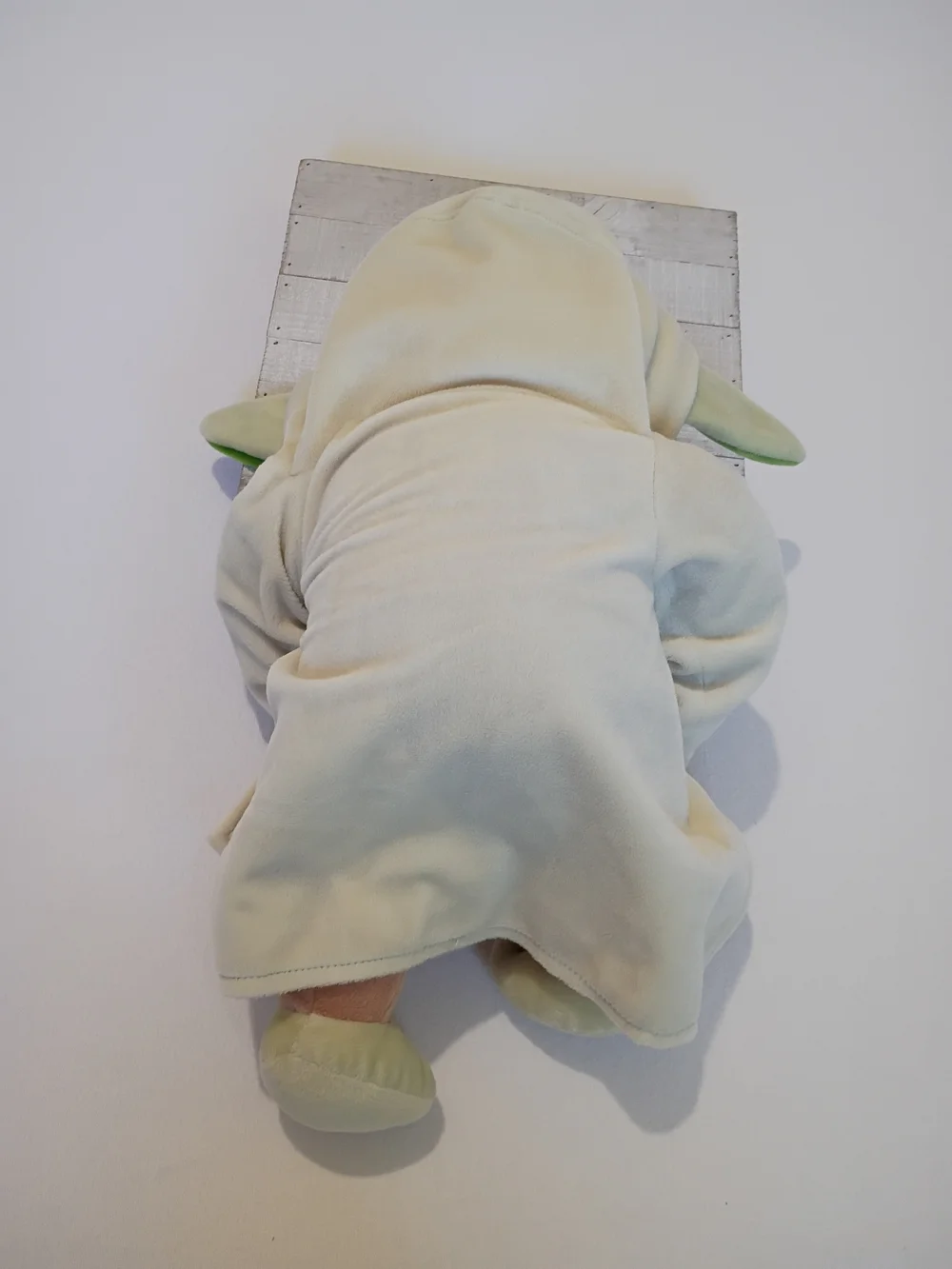 Star Wars 18 Inch Yoda plush features a removable tan robe Green, Brown, Tan